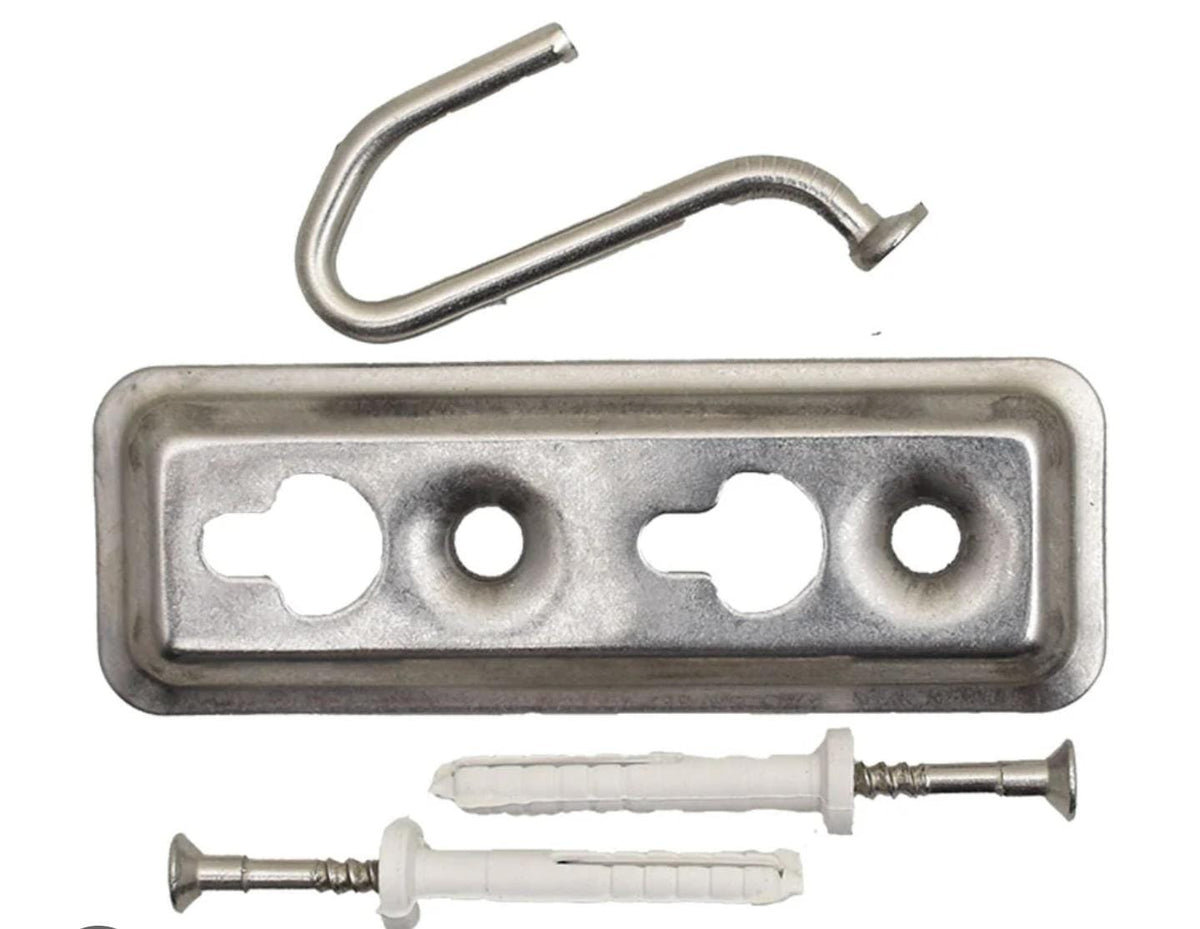 Stainless steel Hooks and plate set