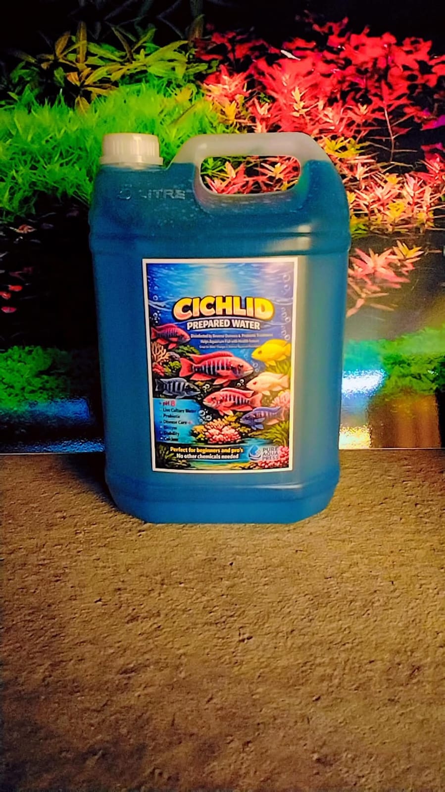 Pure Aqua Press Cichlid Prepared Water