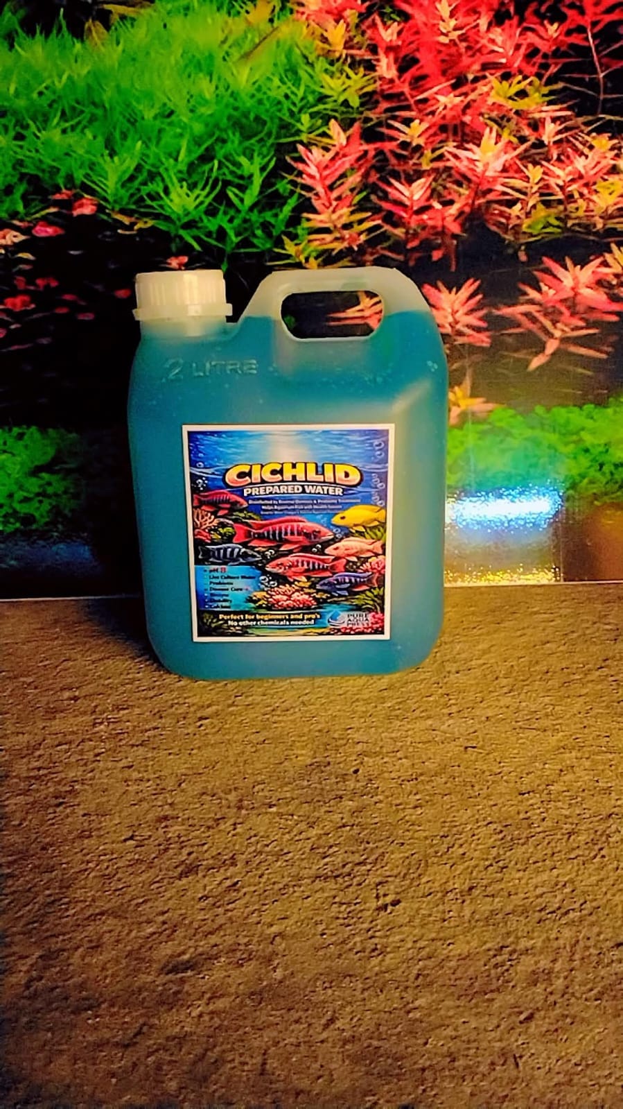 Pure Aqua Press Cichlid Prepared Water